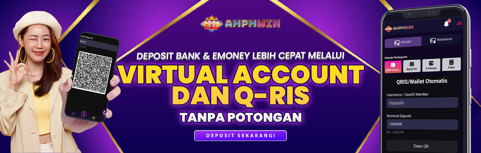 deposit qris dan va